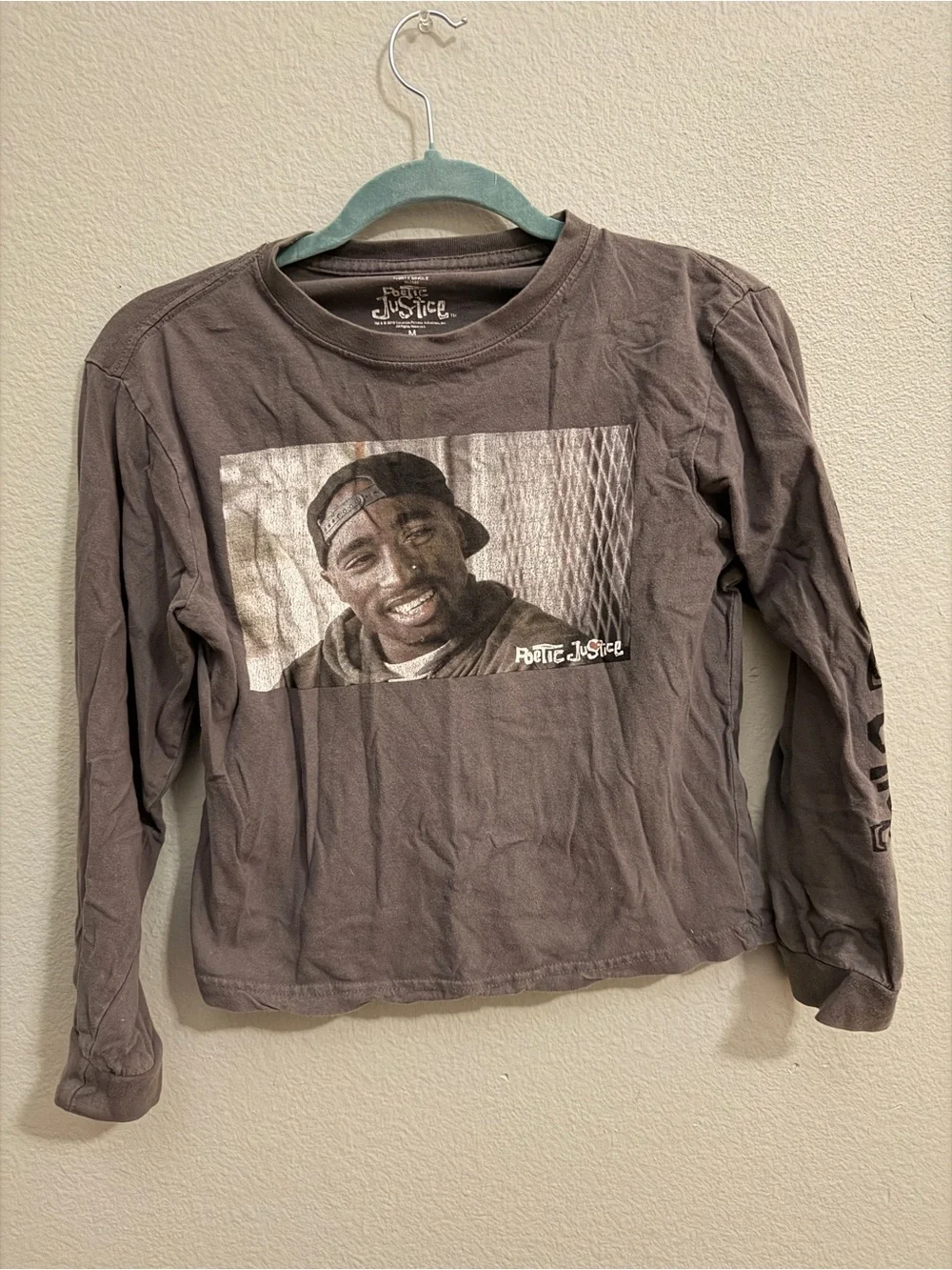 Justice Long-Sleeve Graphic Tee - Charcoal Gray